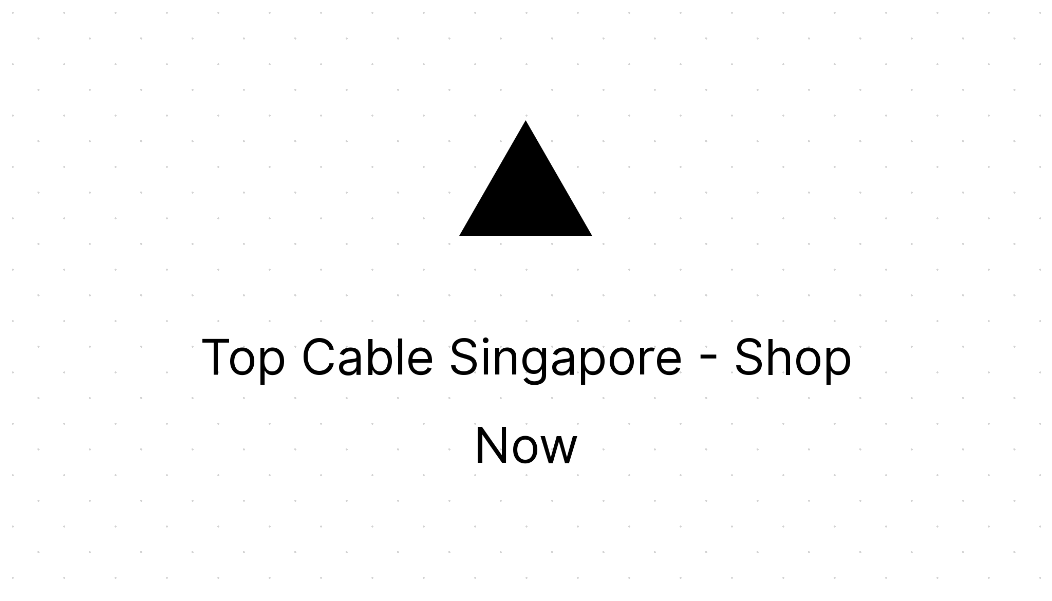Top Cable Singapore Shop Now Eezee